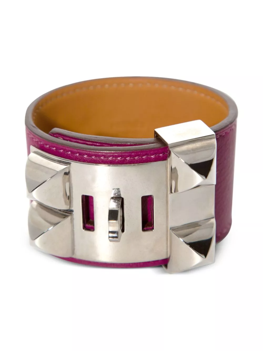 Affordable Hermes Collier de Chien leather bracelet Women 0115