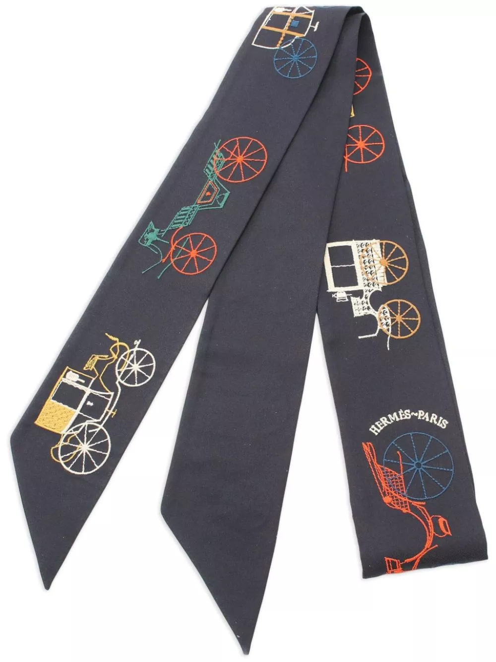 Hermes 2020s A Toute Berline Twilly scarf Women 0113